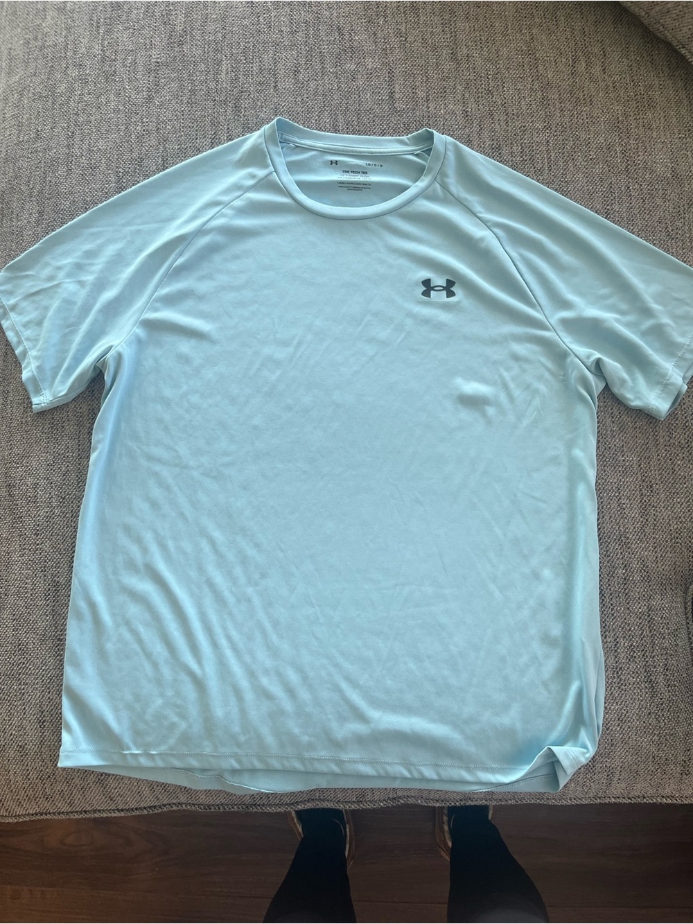 Under Armour Men’s Pale Blue Athletic Short Sleeve Tee